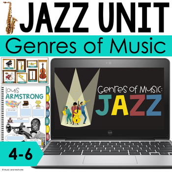 Preview of Genres of Music - Jazz Unit