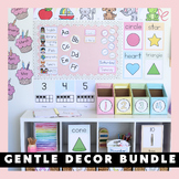 Gentle Classroom Decor Bundle | Includes Editable Resources