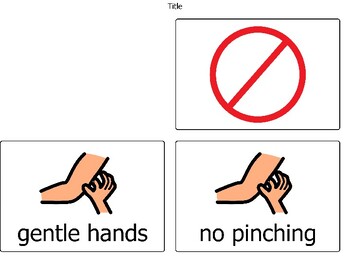 Gentle Hands Visual/ No Pinching Visual