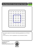 Geo Board Set 2: Quadrilateral Task Cards