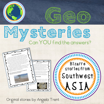 Preview of Geo Mystery Stories - Southwest Asia Pack