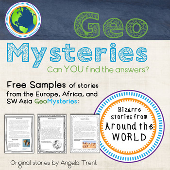 Preview of Geo Mystery Stories - FREE SAMPLE Pack!