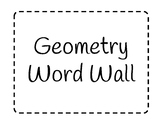 Geometry Word Wall Version 2