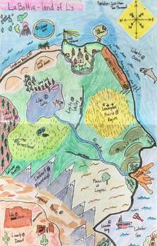 Preview of GeoHead Project - Geographic Landforms 4th and 5th grades