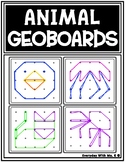 Geoboard Animal Task Card Work It Build It Make It STEM Mats