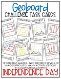 Geoboard Challenge Task Card - Independence Day