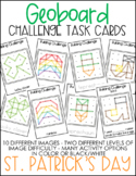 Geoboard Challenge Task Cards - St. Patrick's Day