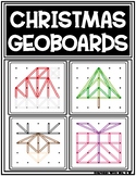 Geoboard Christmas Holiday Task Card Work It Build It Make