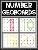 Geoboard Numbers 1-20 Basic Skills Task Card Work It Build