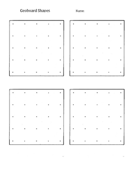 Geoboard Dot Paper