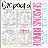 Geoboard Task Card Bundle - Seasons