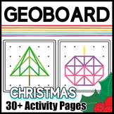 Geoboard Task Cards & Activity Mats: Christmas