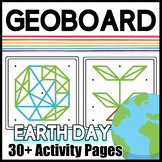 Geoboard Task Cards & Activity Mats: Earth Day