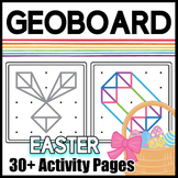Geoboard Task Cards & Activity Mats: Easter