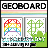 Geoboard Task Cards & Activity Mats: St. Patrick's Day