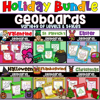 Preview of Geoboard Task Cards