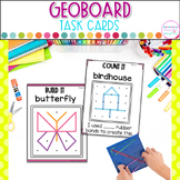 Spring Math Geoboard Task Cards - Hands on Spring Activities