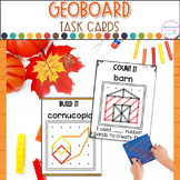 Geoboard Task Cards - Hands on Math - Thanksgiving Activities