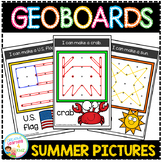 Geoboard Templates: Summer Pictures