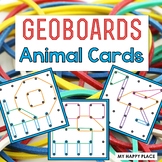 Geoboards Animals Task Cards - Fine Motor Activity - Morning Tub