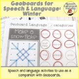 Geoboards for Speech and Language: Winter