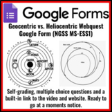 Geocentric vs. Heliocentric Model of the universe Webquest