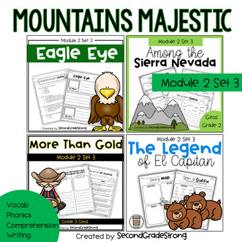 Preview of Geos Level 2 Mountains Majestic Module 2 Set 3 BUNDLE