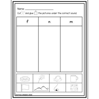 Geodes Beginning Sound Sorts - Kindergarten | Phonemic Awareness Activities
