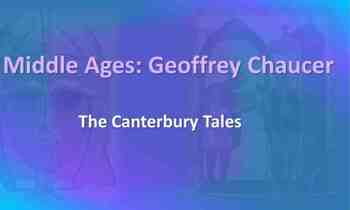 Preview of Geoffrey Chaucer and The Wife of Bath