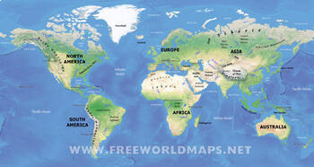 Preview of Geographic Features (Stations Activity)