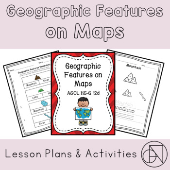 Preview of Geographic Features on Maps (Special Education)