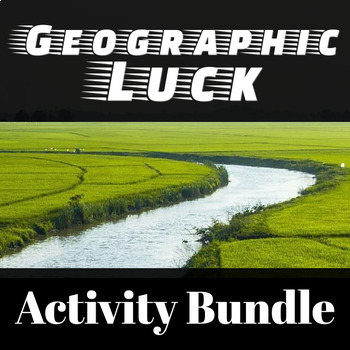 Preview of Geographic Luck: Geography in History.  Guns, Germs & Steel Activity.  Bundle