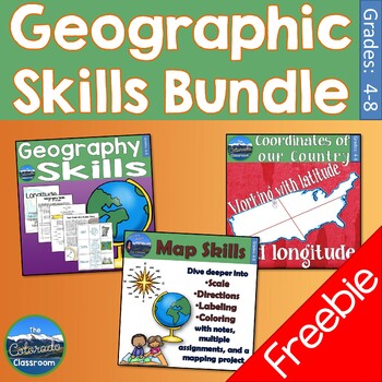 Preview of Geographic Skills Freebie