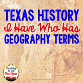 Geographic Terms I Have Who Has Class Activity - US Histor