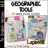 Geographic Tools Lapbook - 4th Grade Social Studies