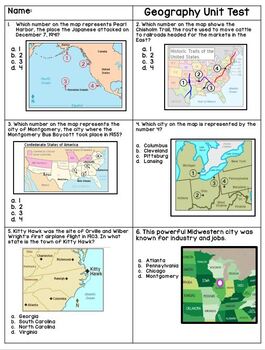 geography tests website