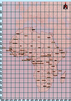 Preview of Geographical coordinates Geographic Grids Capitals of African Countries
