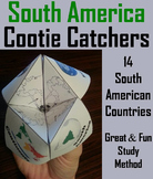 South America Activity (World Geography Unit: Map Skills Game)