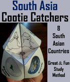 South Asia Activity (World Geography Unit: Map Skills Game)