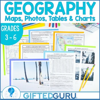 Preview of Geography Activities Geographer's Tools Upper Elementary Social Studies
