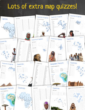 geography africa by thematic worksheets teachers pay