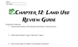 Geography Alive Chapter 12 Amazon rainforest Review Guide