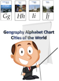 Geography Alphabet Chart - Cities of the World