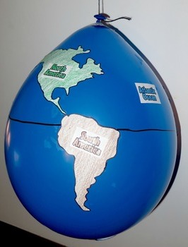 gisteren Verdeelstuk Prestatie Geography - Balloon Globes - World Maps by Learning Lab | TPT