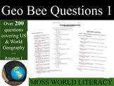 Geography Bee 200+ Questions - Rotation 1
