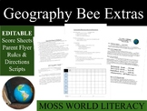 Geography Bee Extras 1 (Editable)