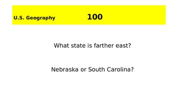 Preview of Geography Bee Review