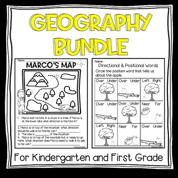 Geography Activity Pack by Miss Teaching Bee | Teachers Pay Teachers