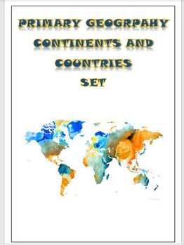 Preview of Geography: Countries and Continents Set (Puzzles, Worksheets and Card Game)