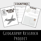 Geography/Country Research Question Packet